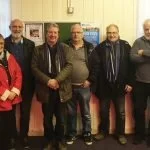 Photo of members of Duns Men's Shed